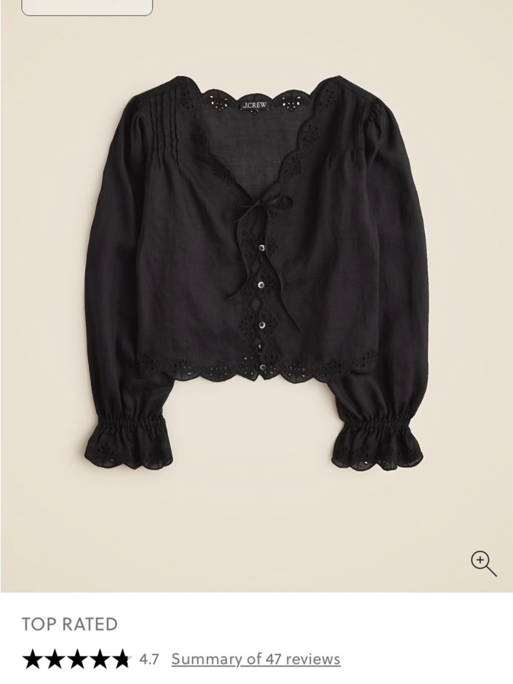J Crew Blouse Doen esque